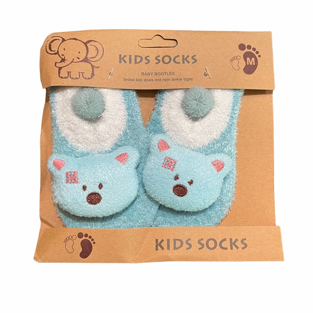 💥 5/$10 💥 Medium Blue Bear Socks!